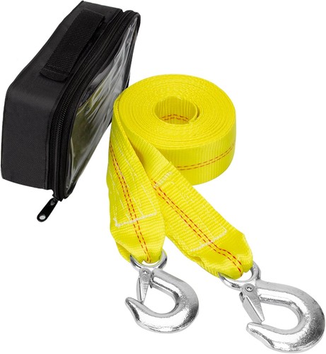 Tow strap with hooks inch - hooks,