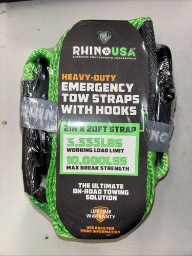 Rhino usa green emergency tow - usa,
