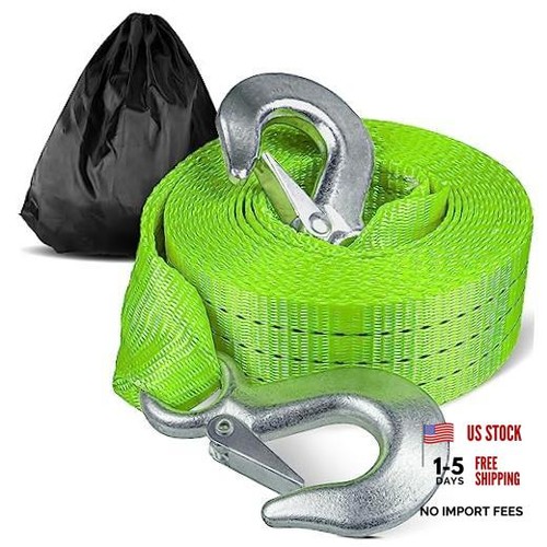 Tow strap with hooks - strap,